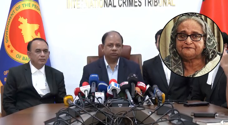 মৃত্যুদণ্ডপ্রাপ্ত হাসিনা আপিলের সুযোগ পাবেন না : চিফ প্রসিকিউটর